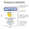 Signmission Fire Alarm Pull Station Sign With Symbol, 10 in W x Rectangle, Vinyl Decal OS-2PACK-NS-D-1014-V-12545 - alternate 4